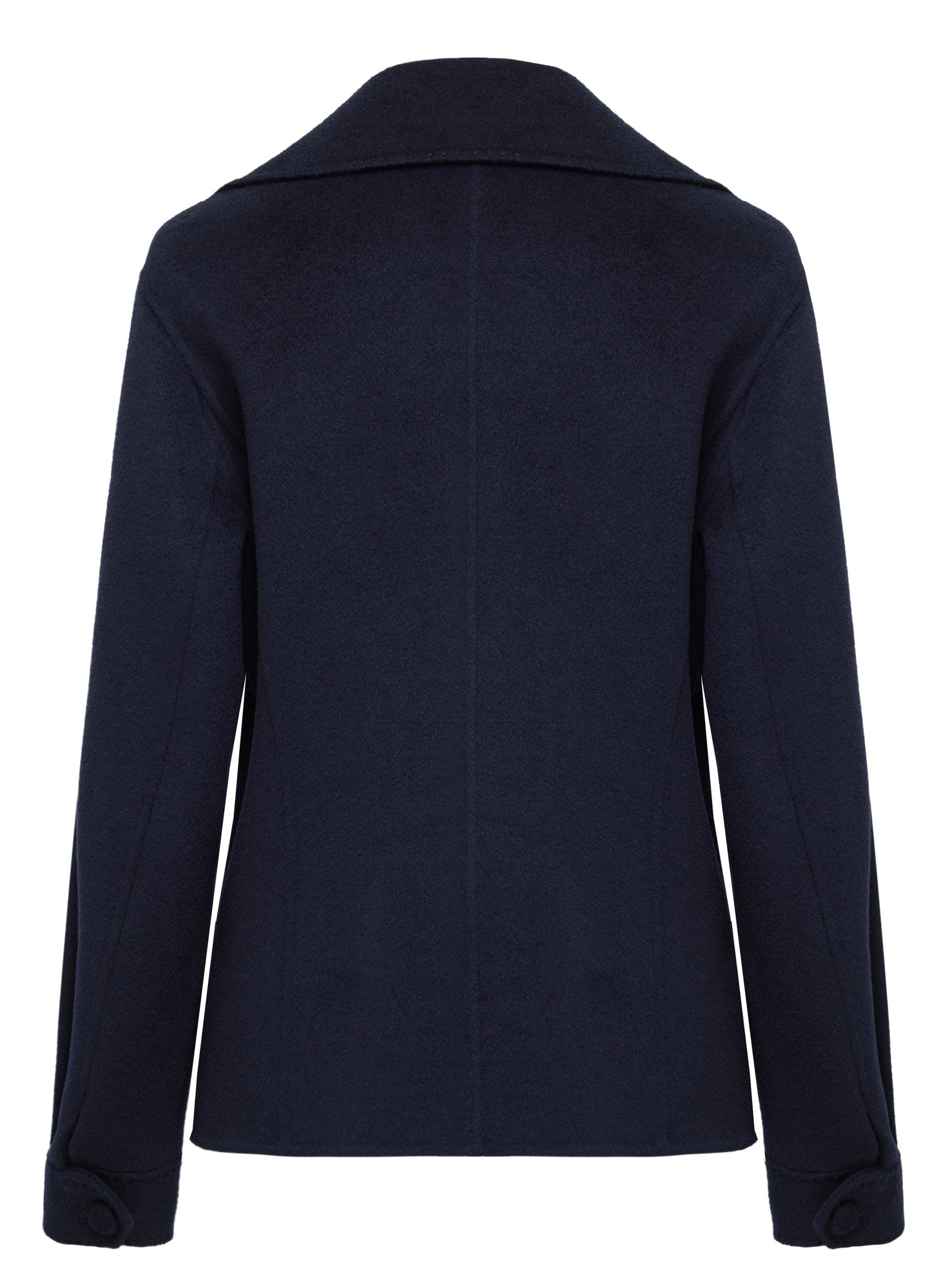 Wool Cashmere Coat | Navy