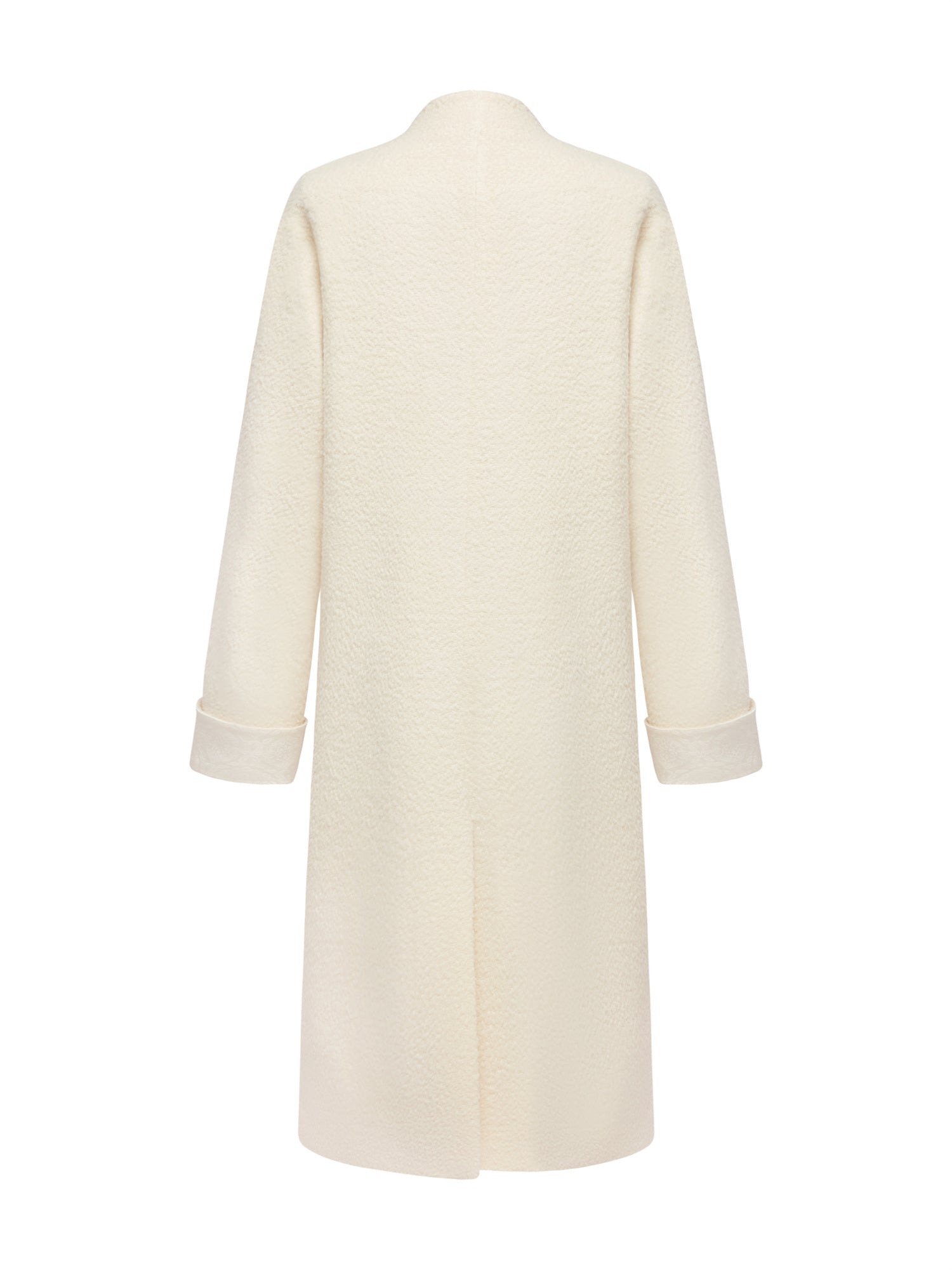 Boucle Long Blazer | Beige