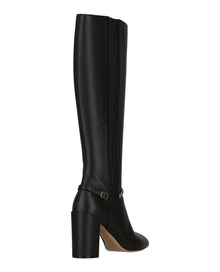 Ferragamo | Triba Leather Knee-High Boots