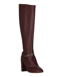 Ferragamo | Triba Leather Knee-High Boots