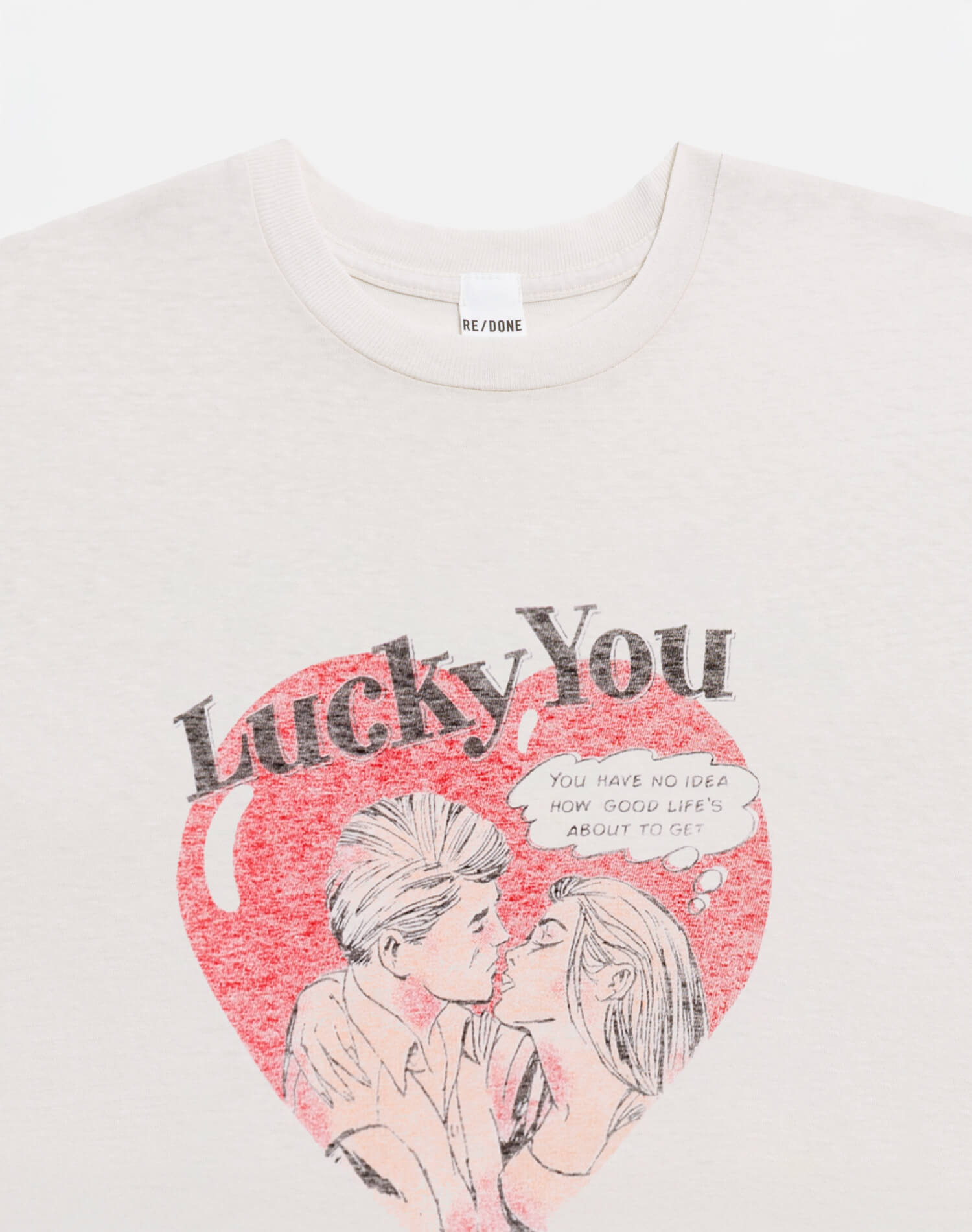 Womens | Classic "Lucky You" Tee | Vintage White