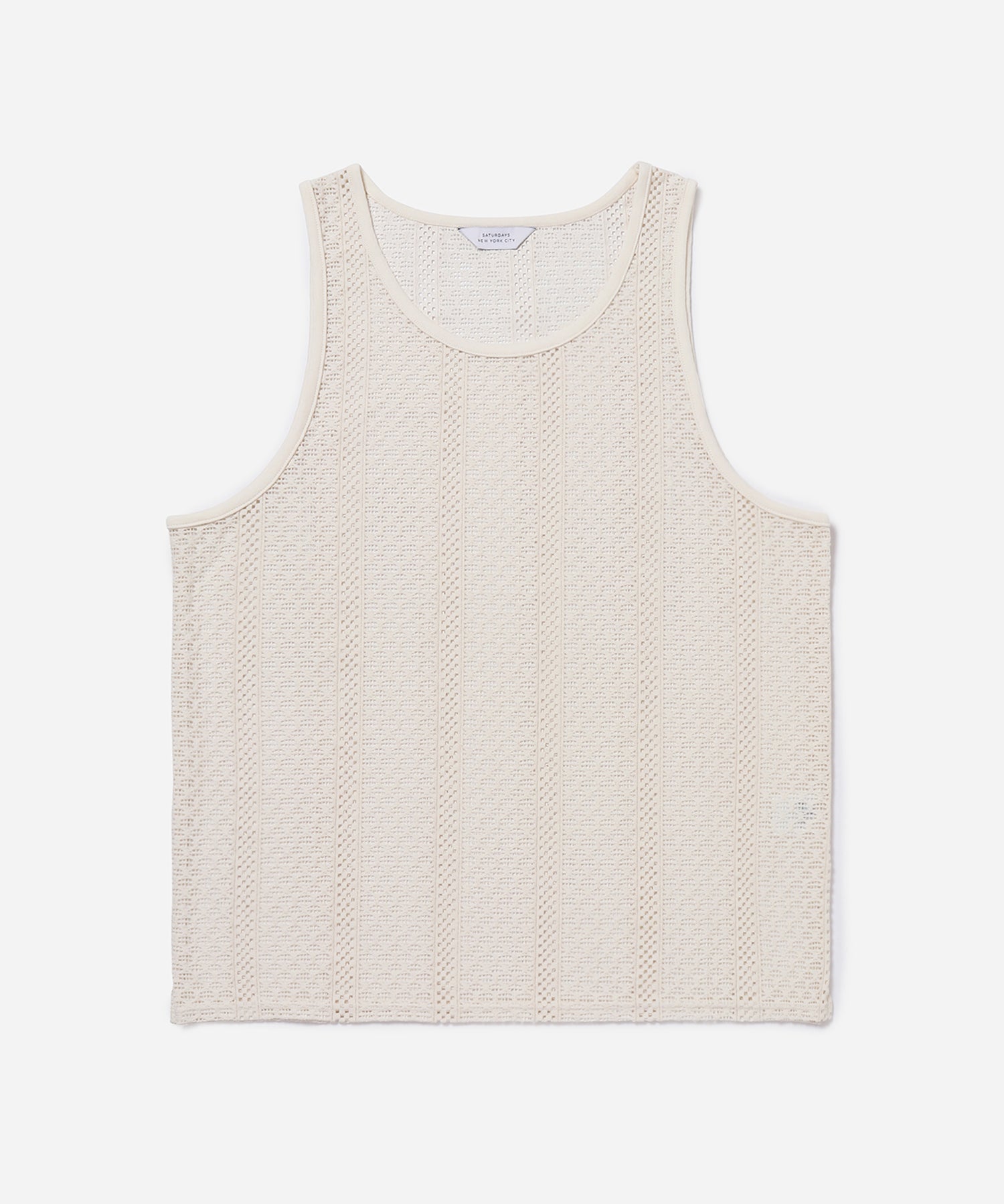 Ivory | Gabriel Cotton Lace Tank