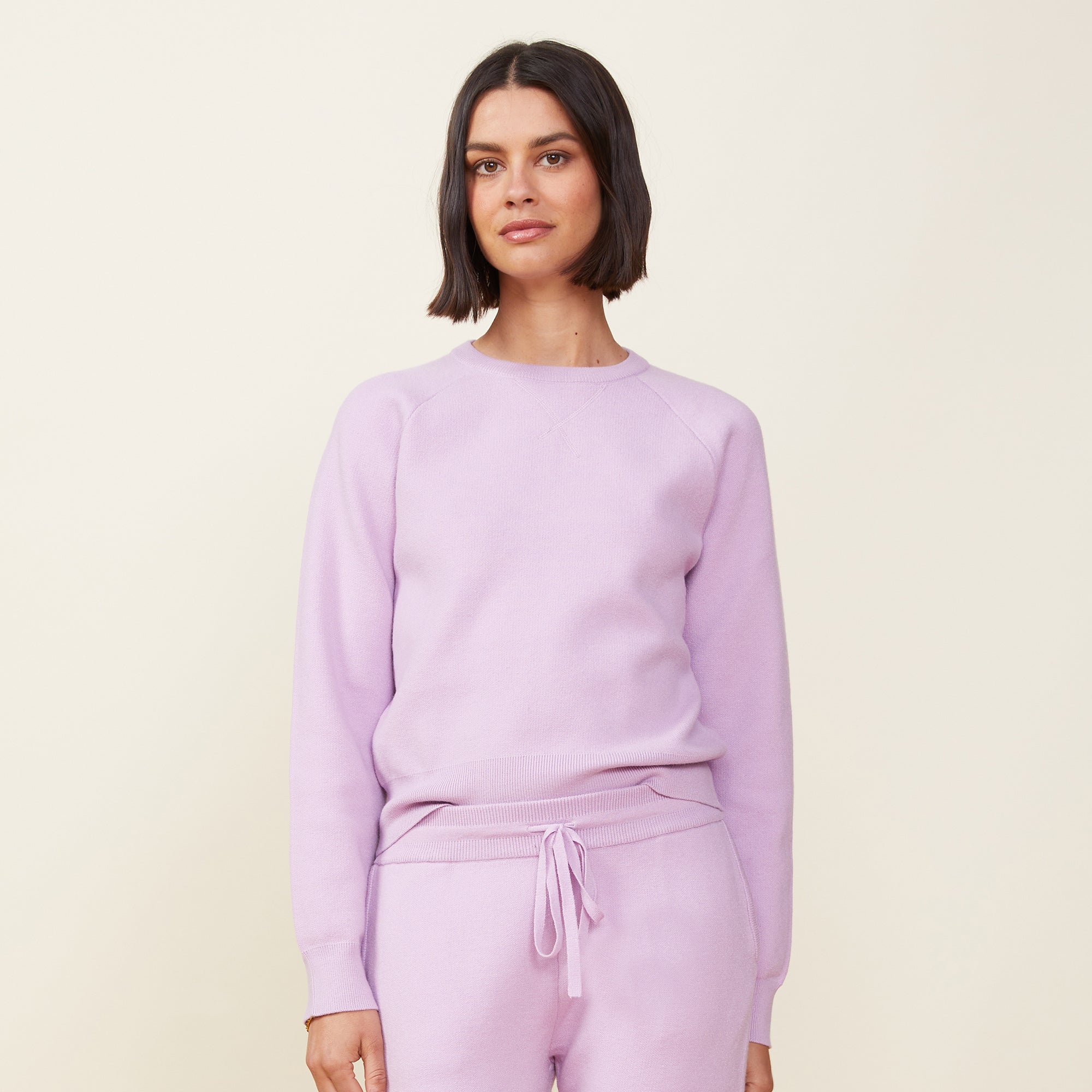 Soft Knit Raglan Sweater | Women | Lavandula