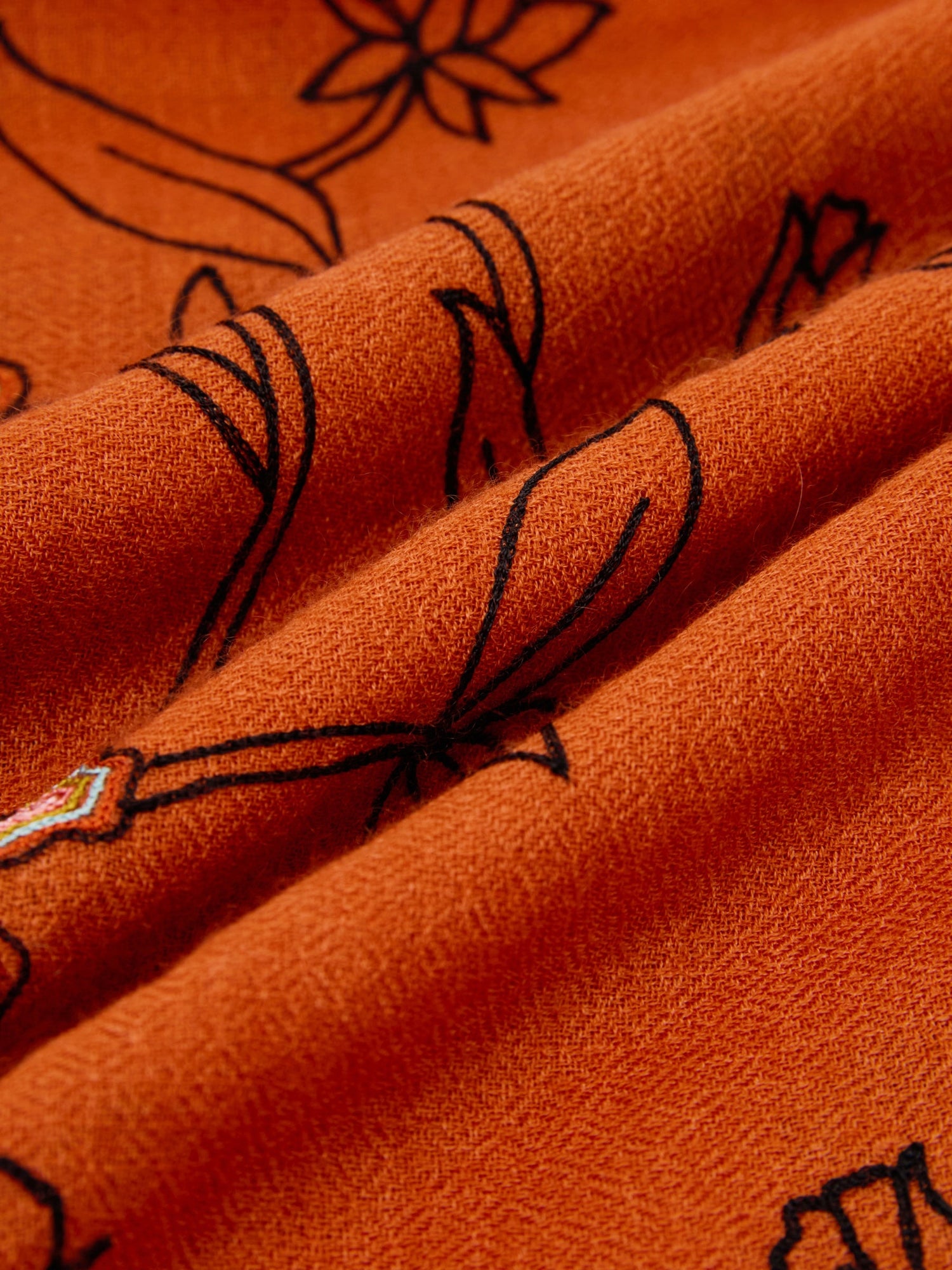 Cashmere Scarf | Burnt Orange