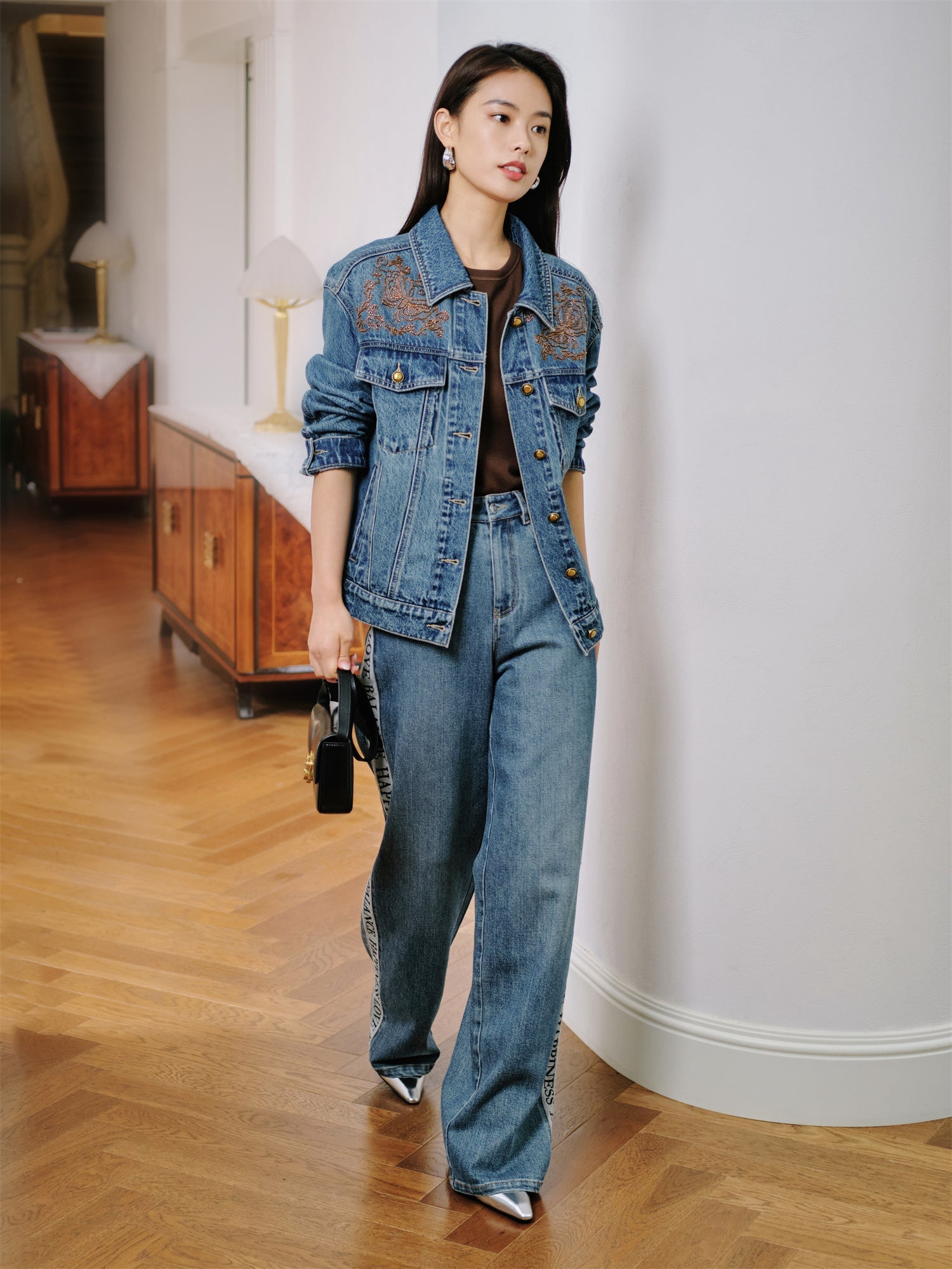 Retro Denim Jacket | Blue
