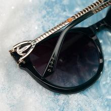 Womens | Anna Sunglasses | Rich Emerald | Royal Purple Gradient Lenses