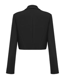Cropped Blazer | Black