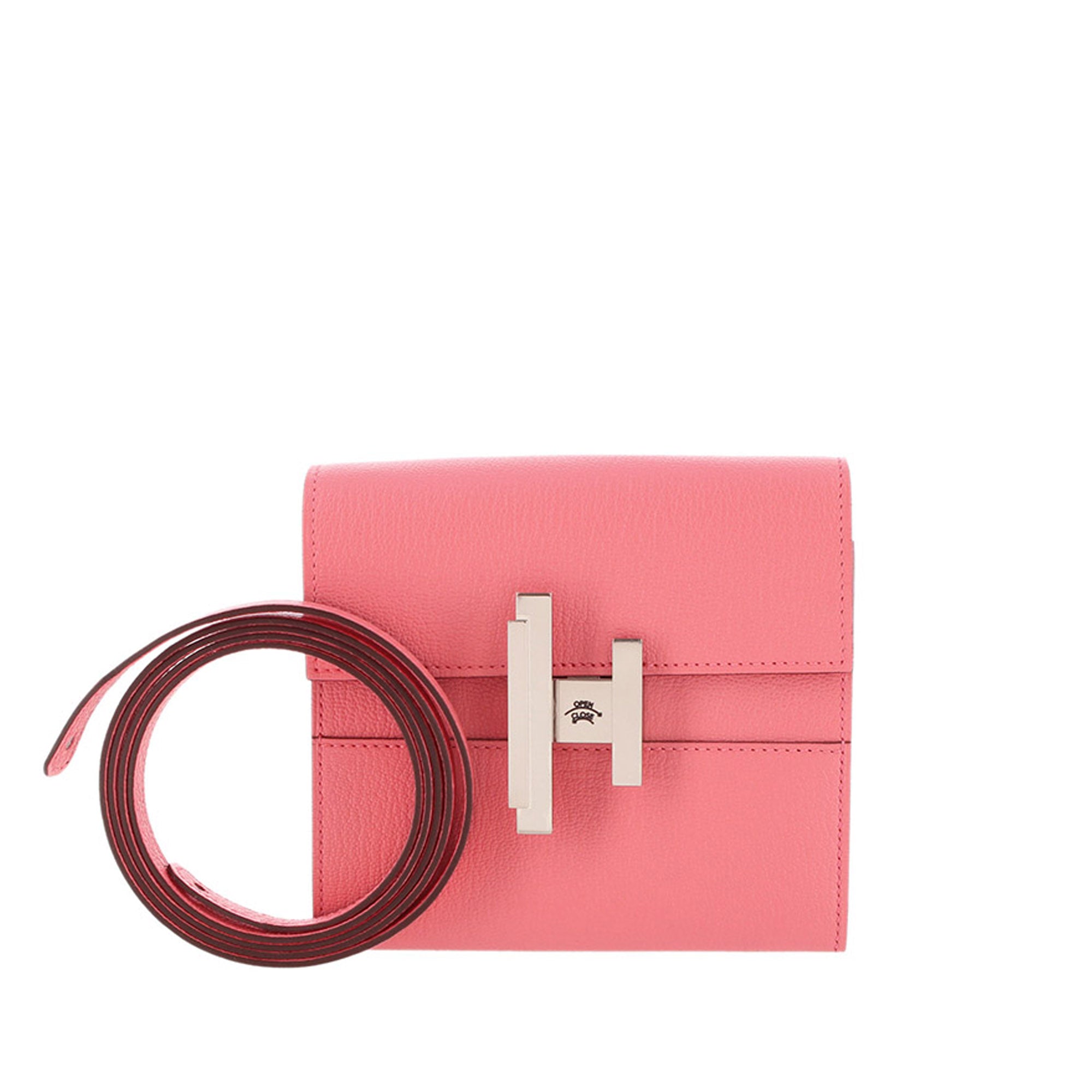 Hermes | Pre-Owned Cinhetic To Go Wallet | Pink