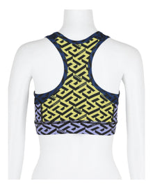 Versace | La Greca Panelled Sports Bra