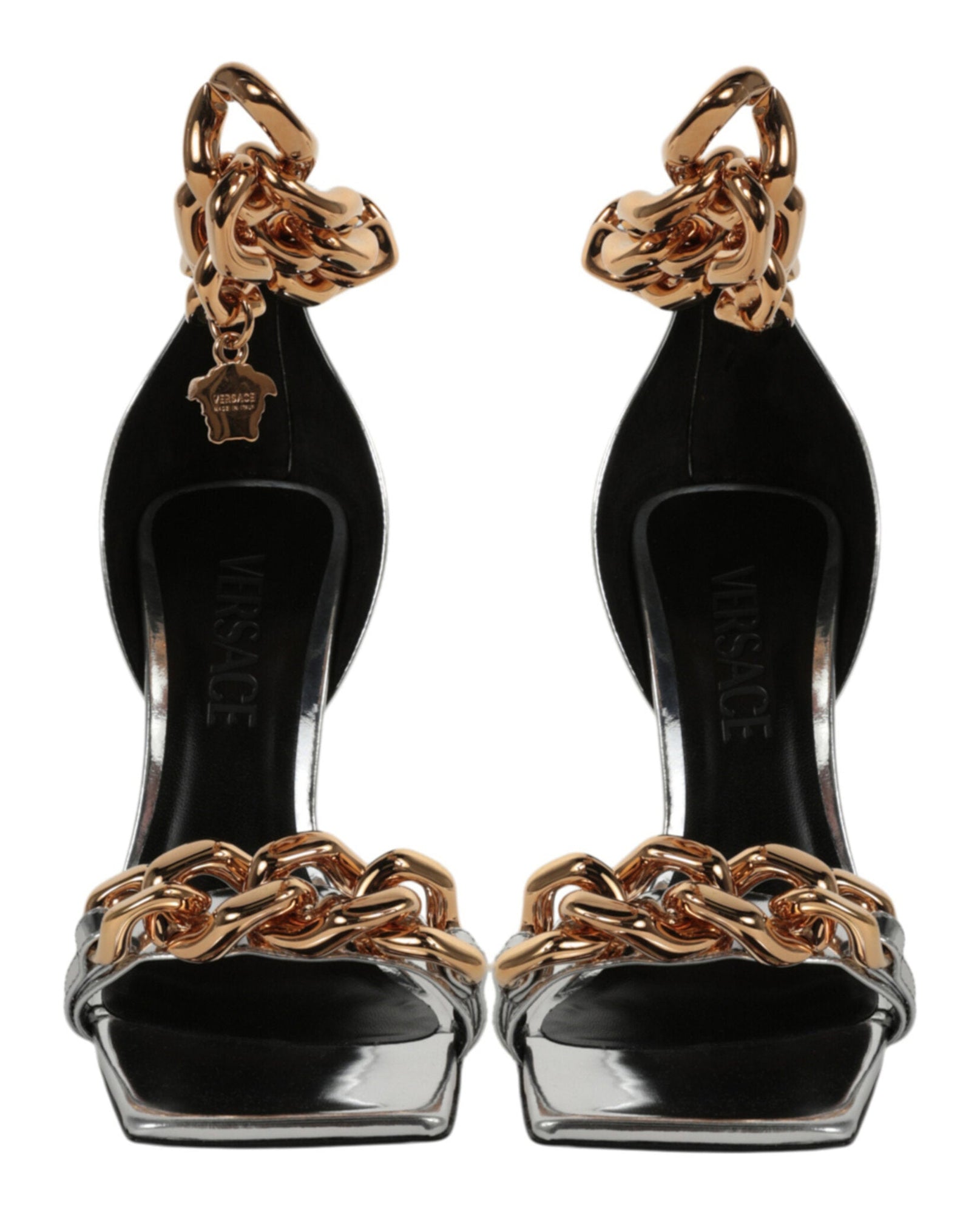 Versace | Medusa Chain High Heel Sandals