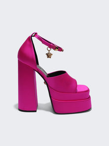 Women | Versace | Medusa Aevitas Platform Sandals | Deep Fuchsia