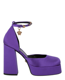 Versace | Medusa Aevitas Satin Pumps