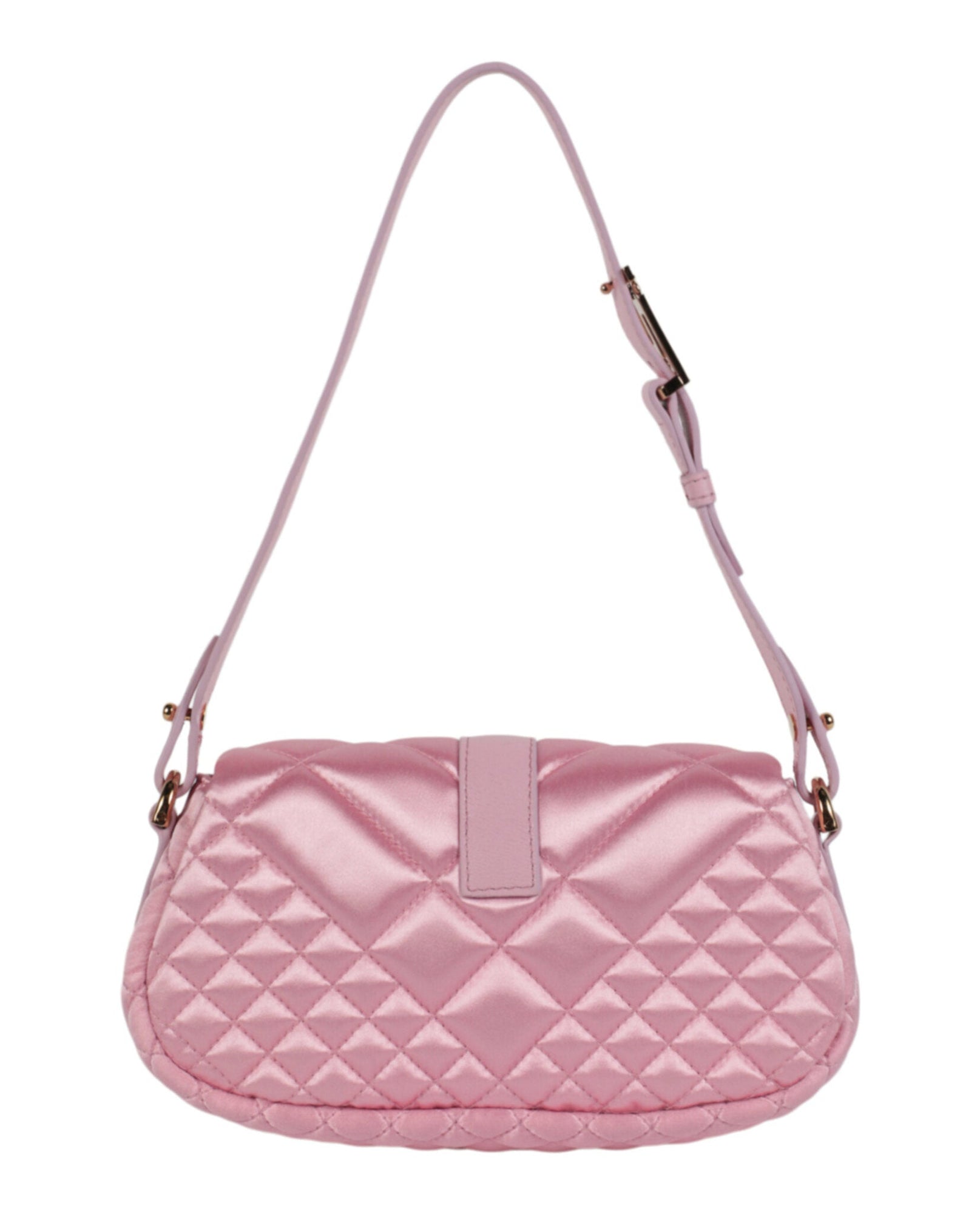 Versace | Greca Goddess Quilted Satin Shoulder Bag