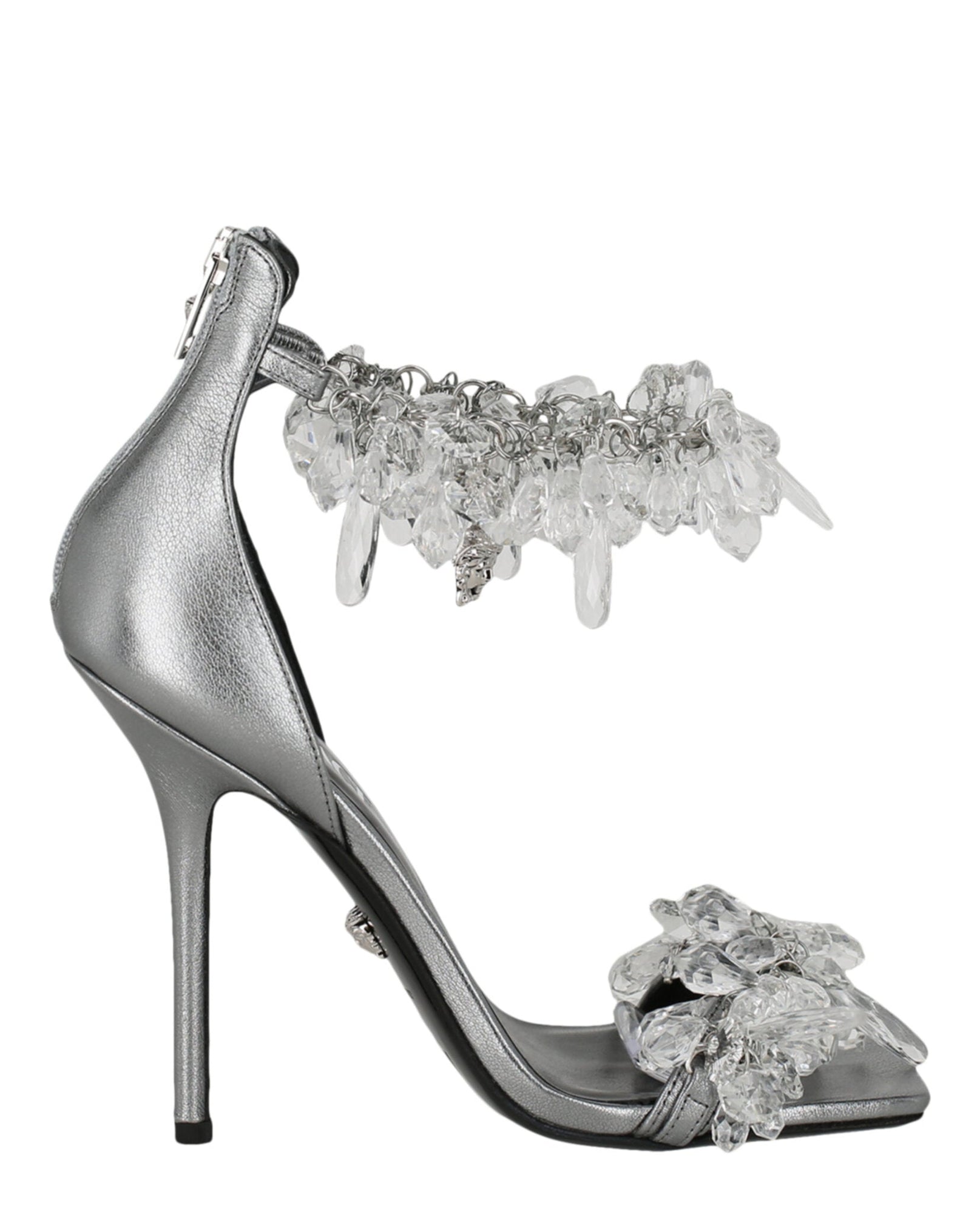 Versace | Crystal Chandelier Stiletto Sandals