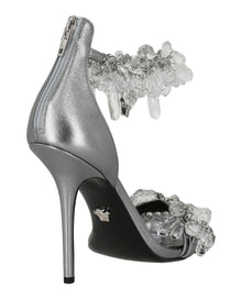 Versace | Crystal Chandelier Stiletto Sandals