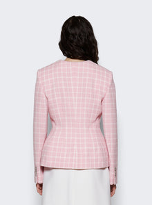 Women | Versace | Contrasto Hourglass Jacket Pastel | Pink