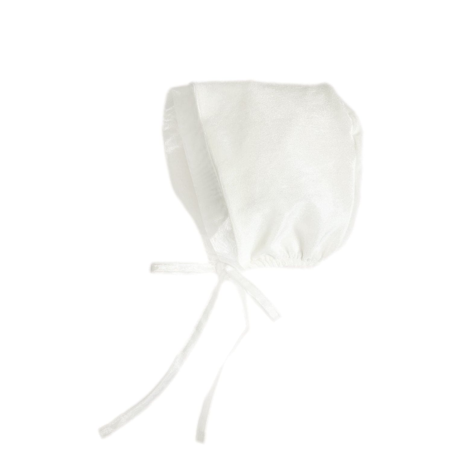 Helenus Ivory Velour Bonnet | Ivory