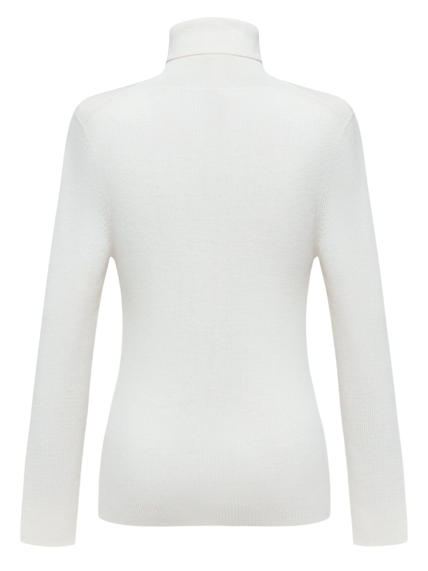 Cashmere Seamless Base Layer Top | White