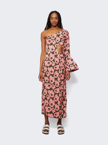 Women | Agua by Agua Bendita | Cadillo Midi Dress | Pink