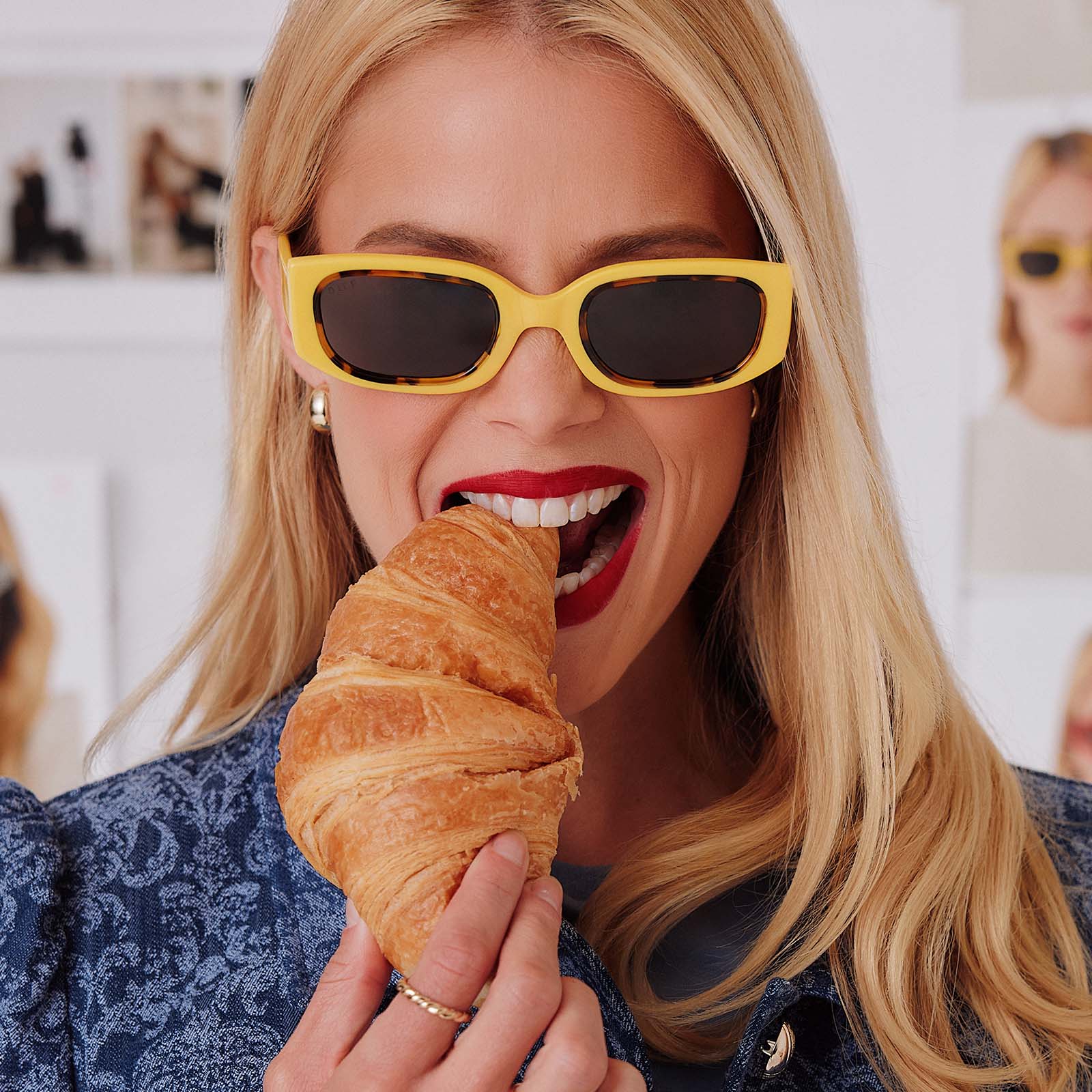 Unisex | Julien Low Profile Sunglasses | Citron | Tortoise/Chic Grey Lenses