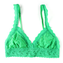 Signature Lace Crossover Bralette | Retrospective (Green)