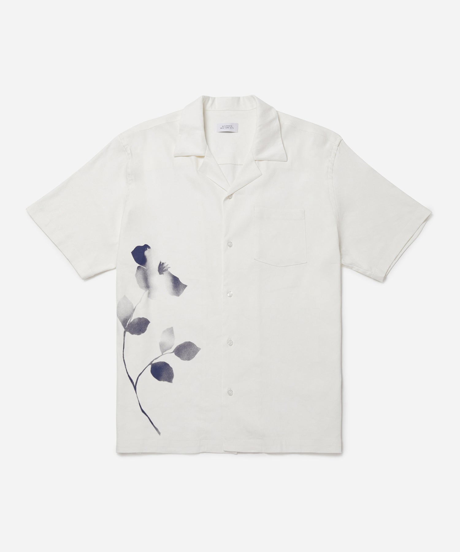 Ivory | Canty Floral Impressions SS Shirt