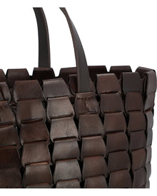 Dragon Diffusion | Womens | Link Tote Leather Tote | Brown