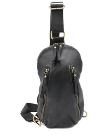 Bolsa Nova | Unisex | Logan Leather Sling Bag | Black