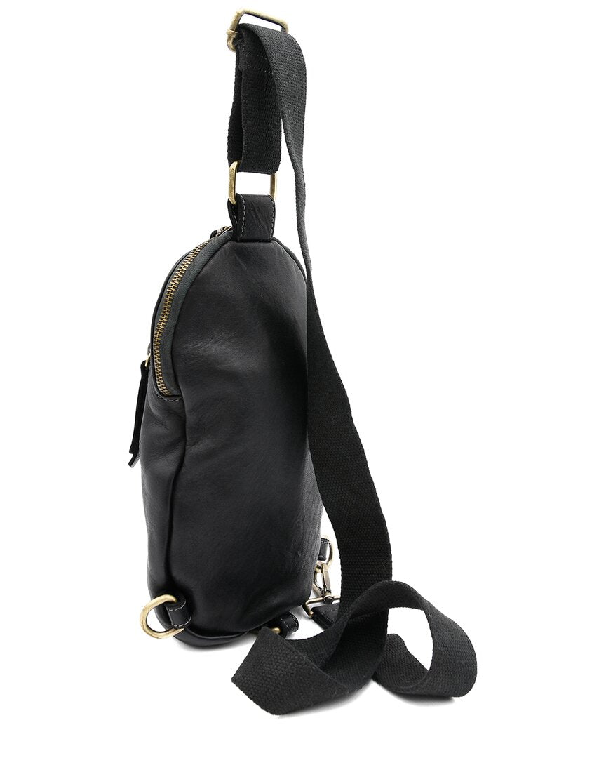 Bolsa Nova | Unisex | Logan Leather Sling Bag | Black