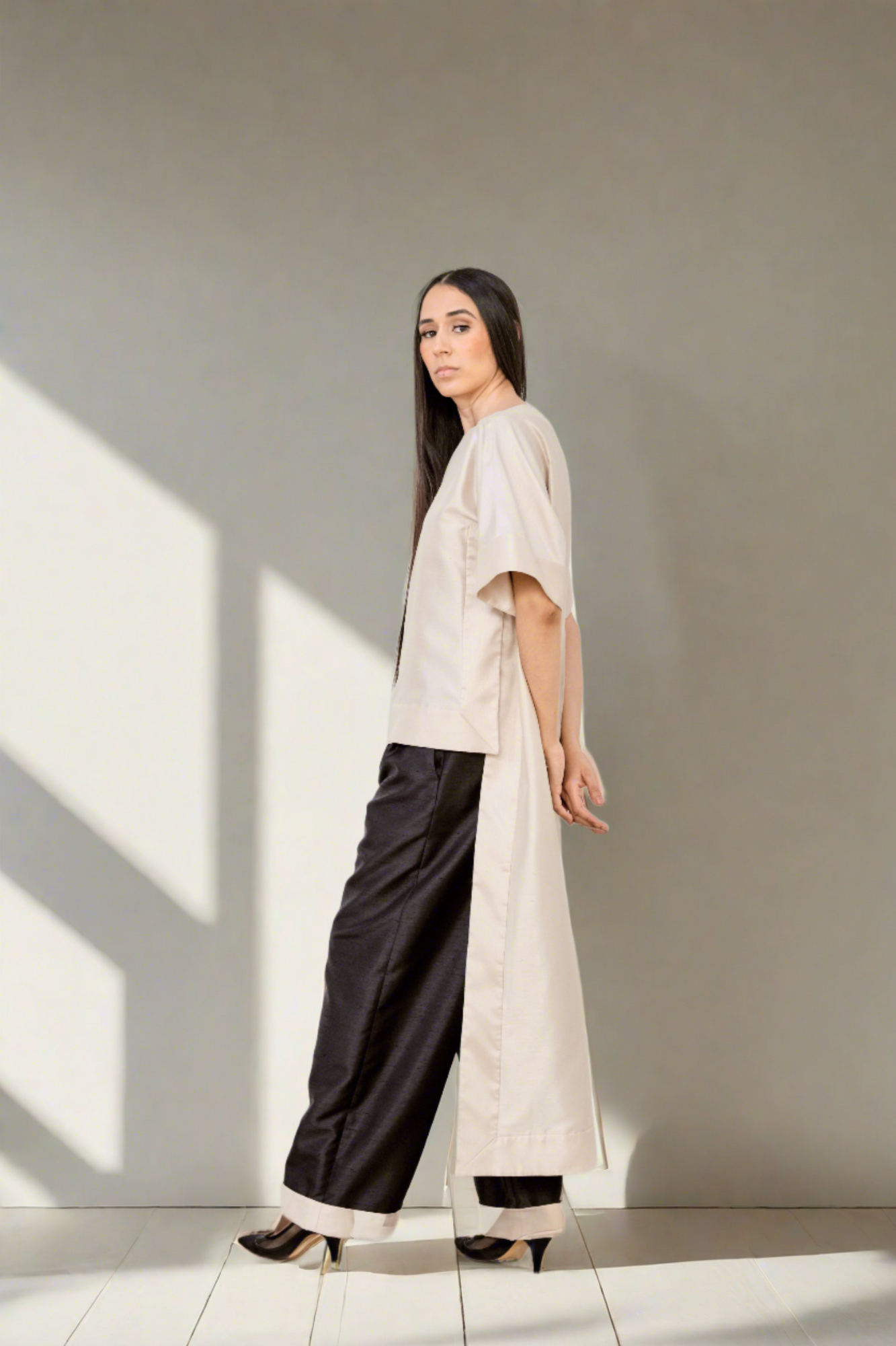 Rosie Assoulin | Wide Leg Colorblock Pants