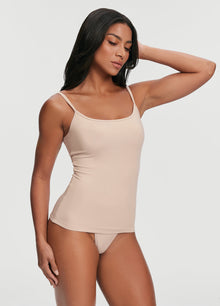Thin Strap Tank Top | Oat Milk