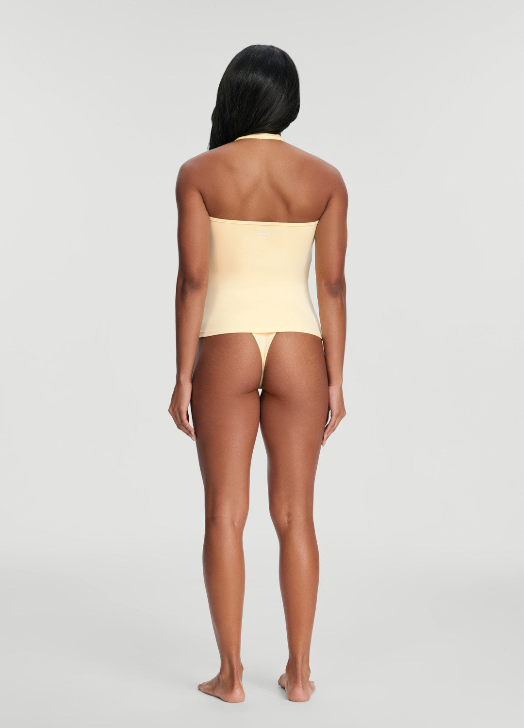 Halter Neck Tank Top | Lemon Meringue