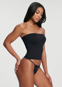 Seamless Full-Length Tube Top | Black