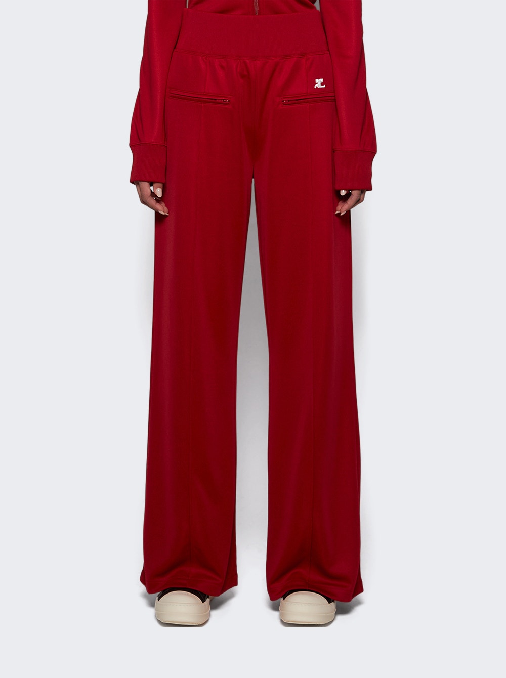 Women | Courrèges | Interlock Tracksuit Pants Ruby | Red