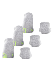 Unisex | Cool Kick 3-Bundle Sneaker Socks | Light Grey