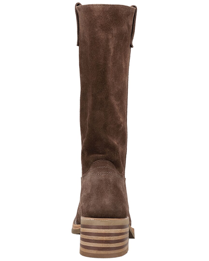Frye | Womens | Campus 12in Suede Boot | Brown