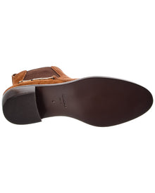 Ferragamo | Womens | Chelsea Suede Bootie | Brown