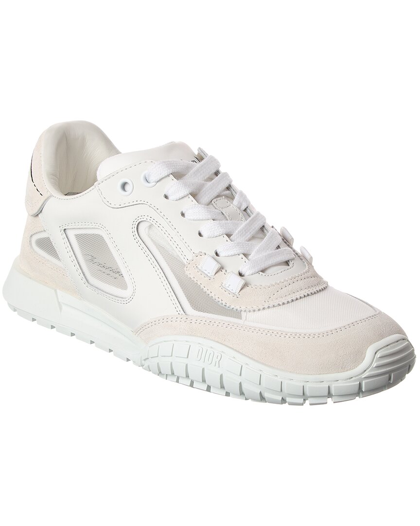 Dior | Womens | Tech Mesh & Leather Sneaker - I | White