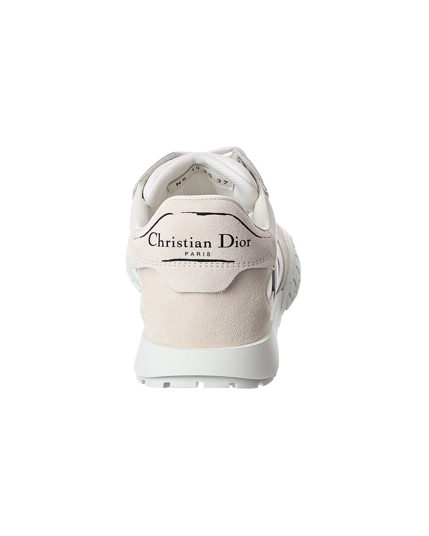 Dior | Womens | Tech Mesh & Leather Sneaker - I | White
