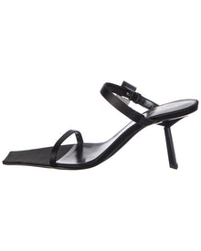 Saint Laurent | Womens | Satin Sandal | Black