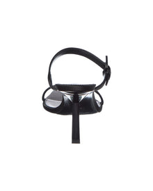Saint Laurent | Womens | Satin Sandal | Black
