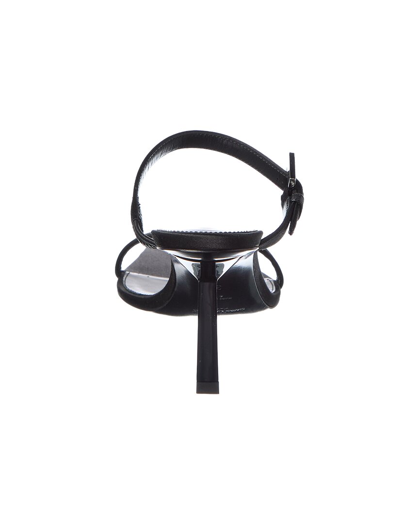 Saint Laurent | Womens | Satin Sandal | Black