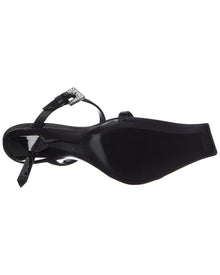Saint Laurent | Womens | Satin Sandal | Black