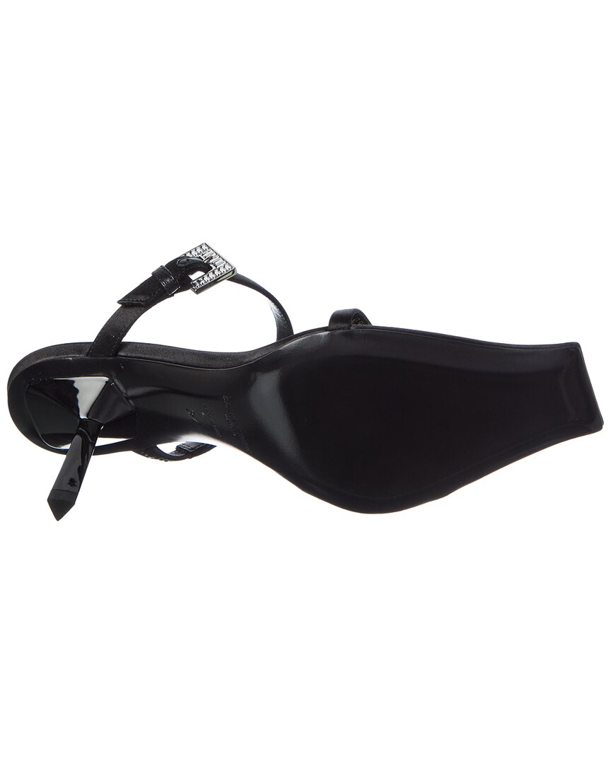 Saint Laurent | Womens | Satin Sandal | Black