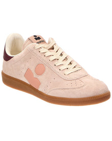 Isabel Marant | Womens | Logo Suede Sneaker | Pink