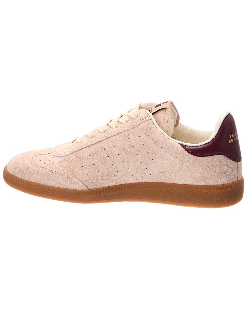 Isabel Marant | Womens | Logo Suede Sneaker | Pink