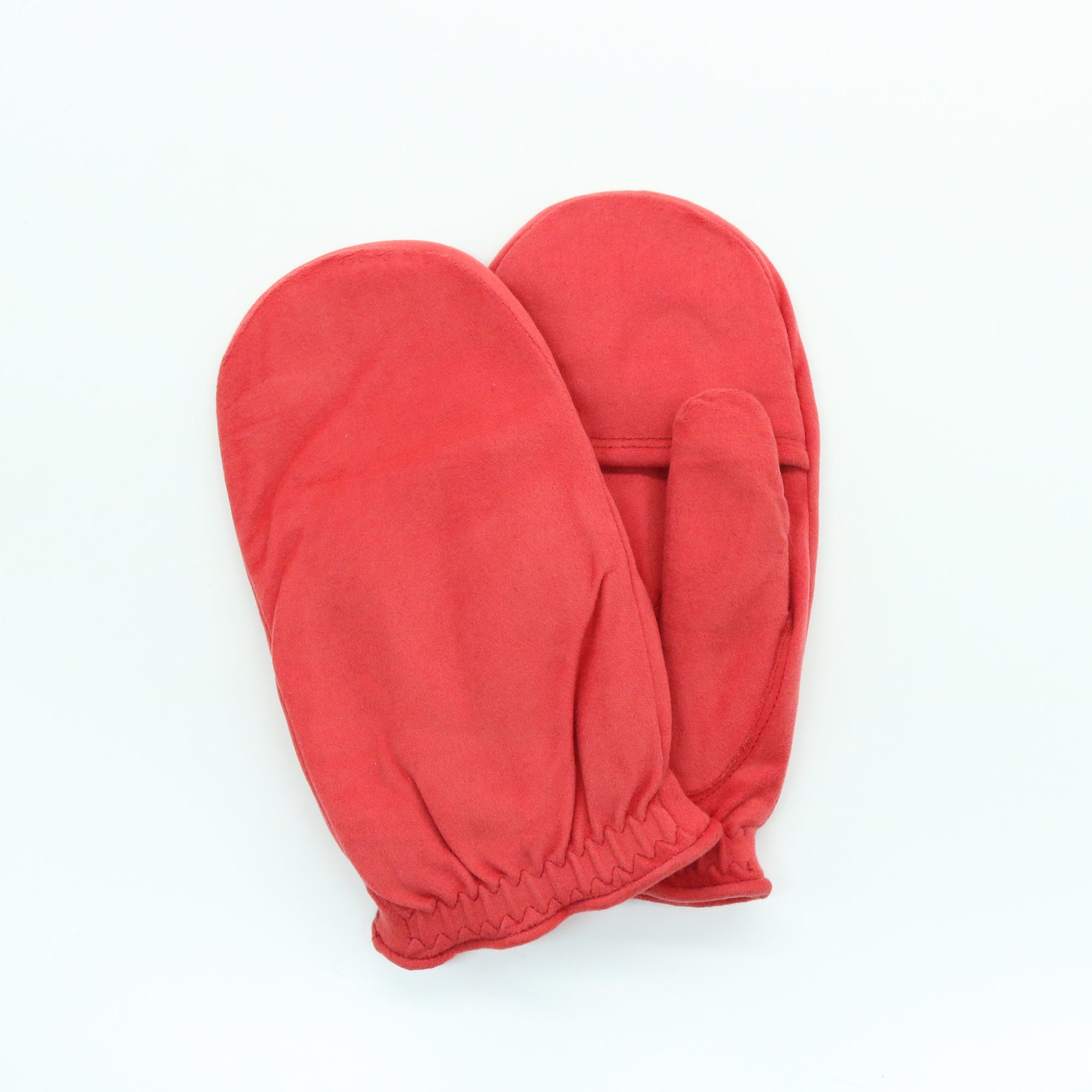 Womens | Flip Top Mitten Gloves | Red
