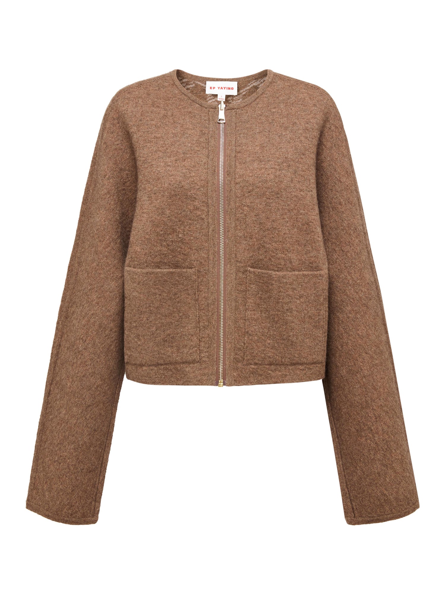 Knit Cardigan | Heather Brown