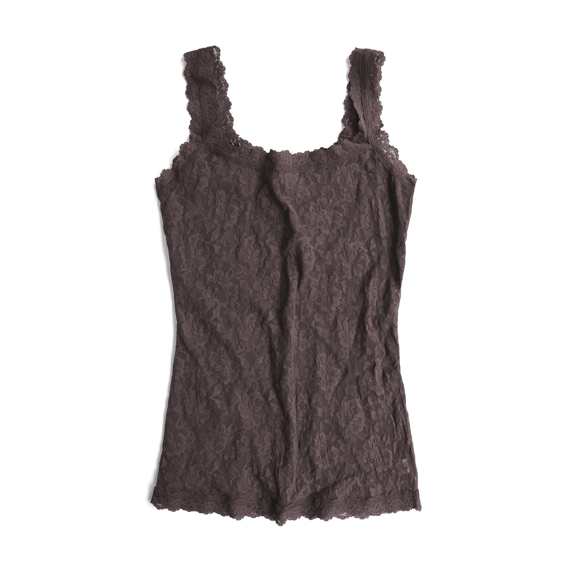 Signature Lace Unlined Camisole | Chocolat Noir