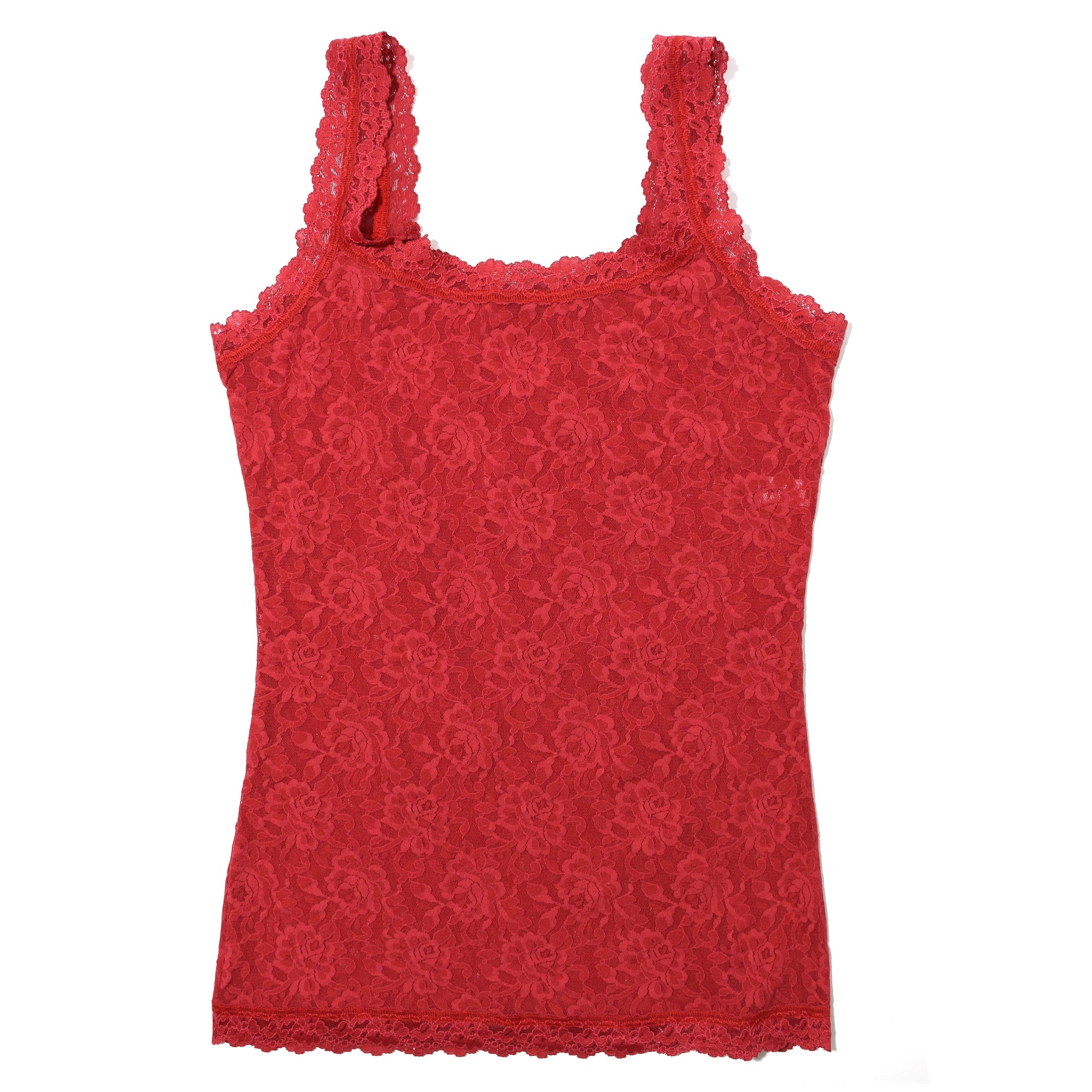 Signature Lace Unlined Camisole | Burnt Sienna (Red)